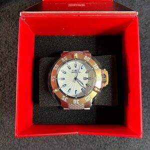 Invicta Subaqua Noma III Men’s Watch-50mm MOD-50052 Silver&Gold LIMITED!! (NWT)